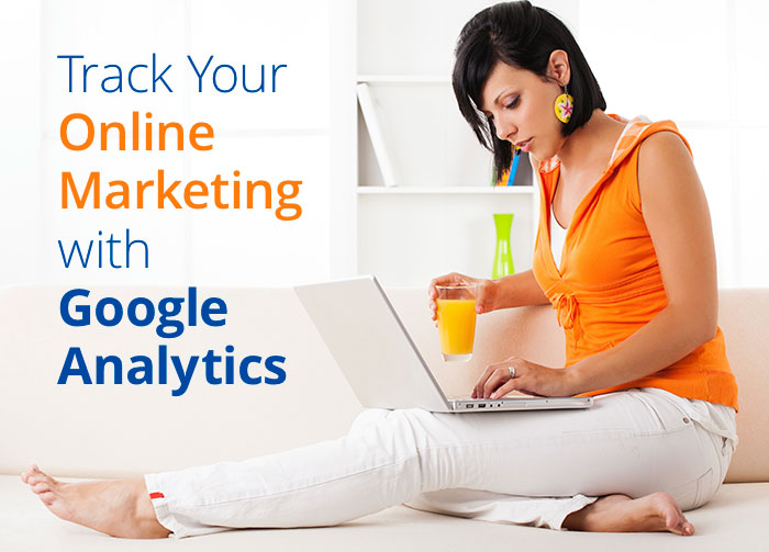 track online marketing with Google Analytics